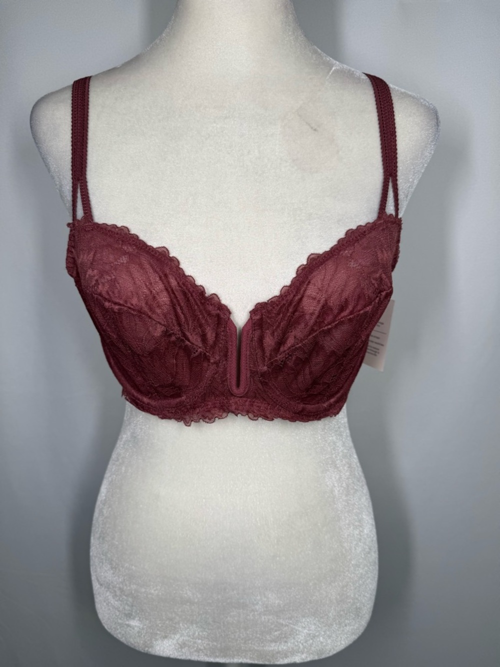 ❤️3/$30 Auden™ Unlined Lace Underwire Balconette Bra (NWT) - Size 34D